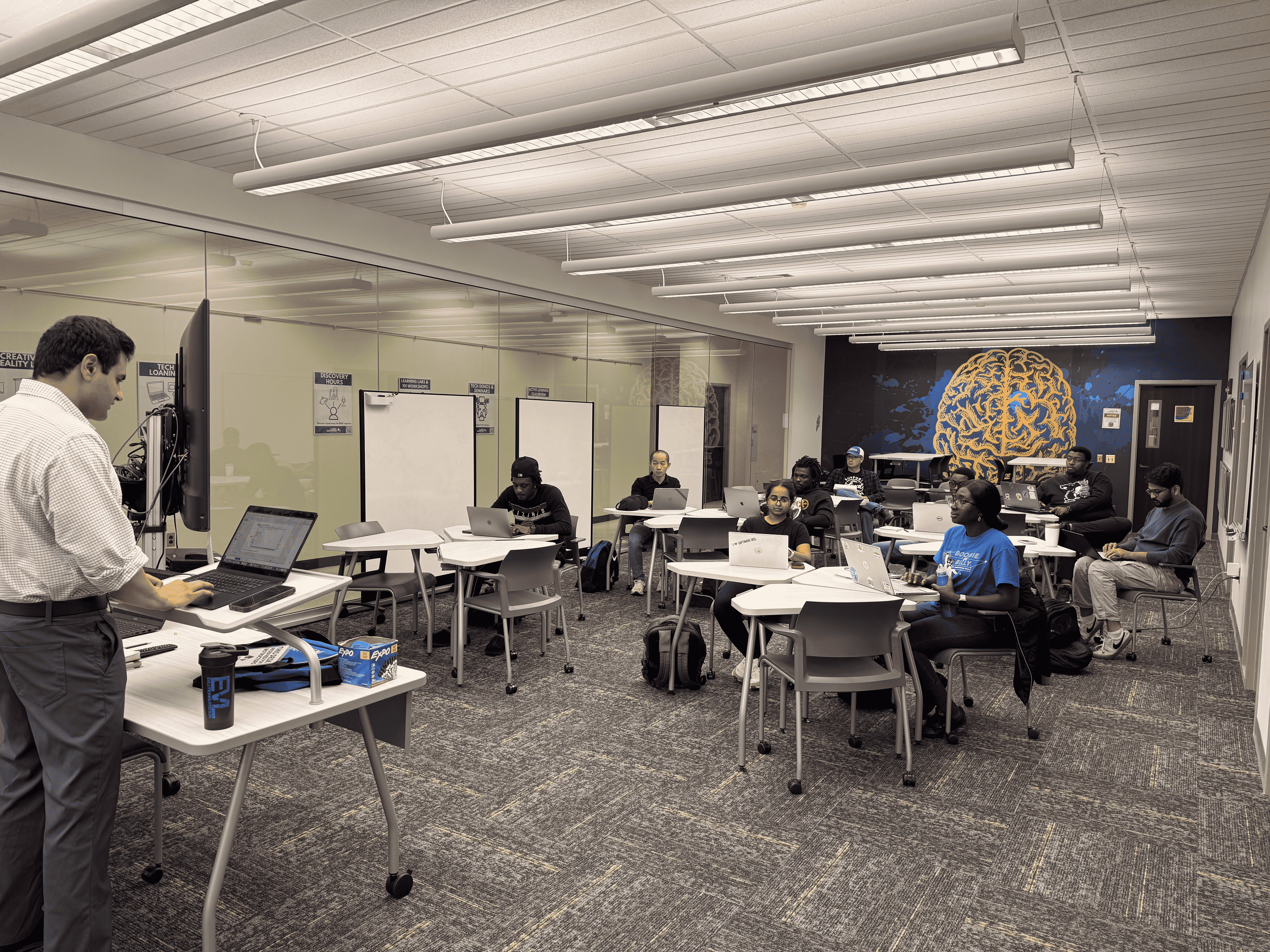 Faculty utilizing Active Learning Space