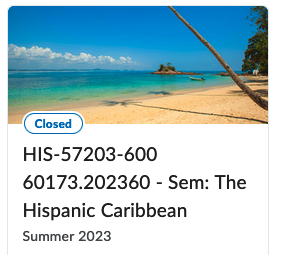 Closed course Closed course