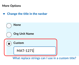 Custom title Custom title