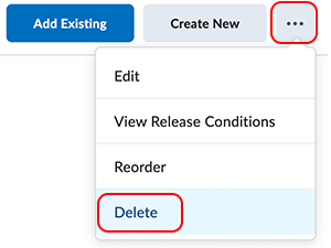 Delete a Unit Delete a Unit