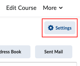 D2L email settings D2L email settings