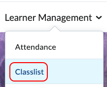 Classlist Classlist