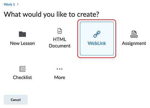 Weblink Weblink