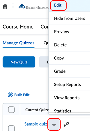 Edit Quiz Edit Quiz