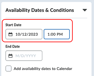 Start Date Start Date