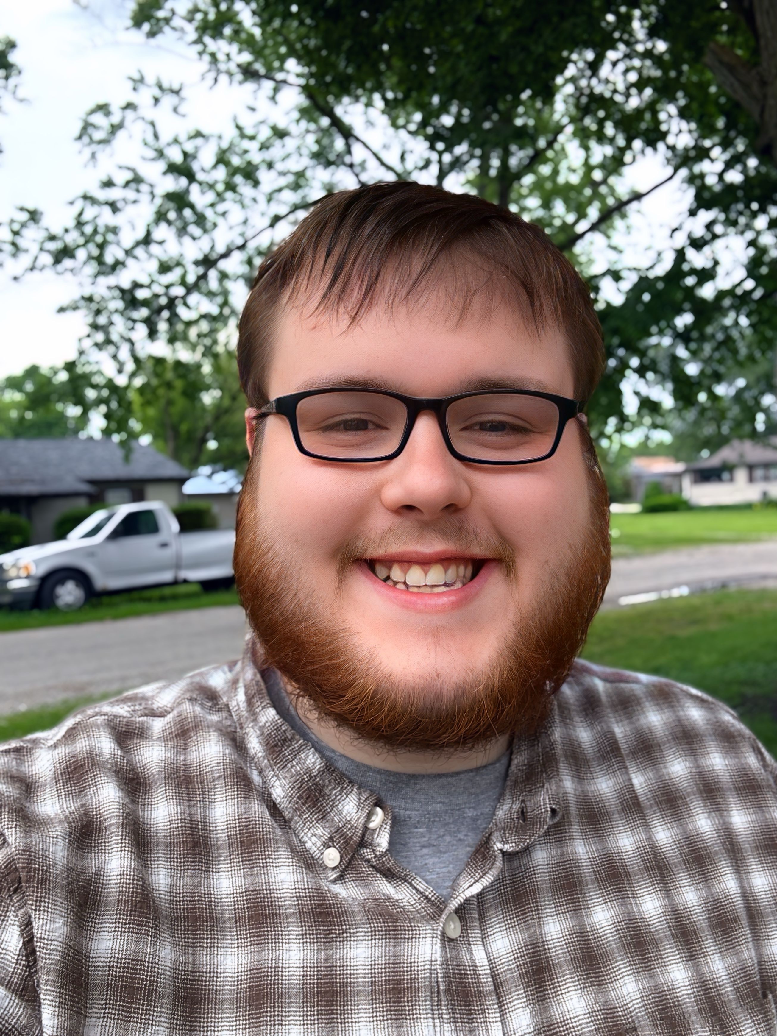 Camp Counselor Sam Wrwin Photo of Young Man Outside- Sam Erwin