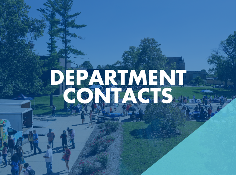 Departmental Contacts Departmental Contacts