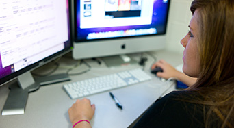 woman on laptop