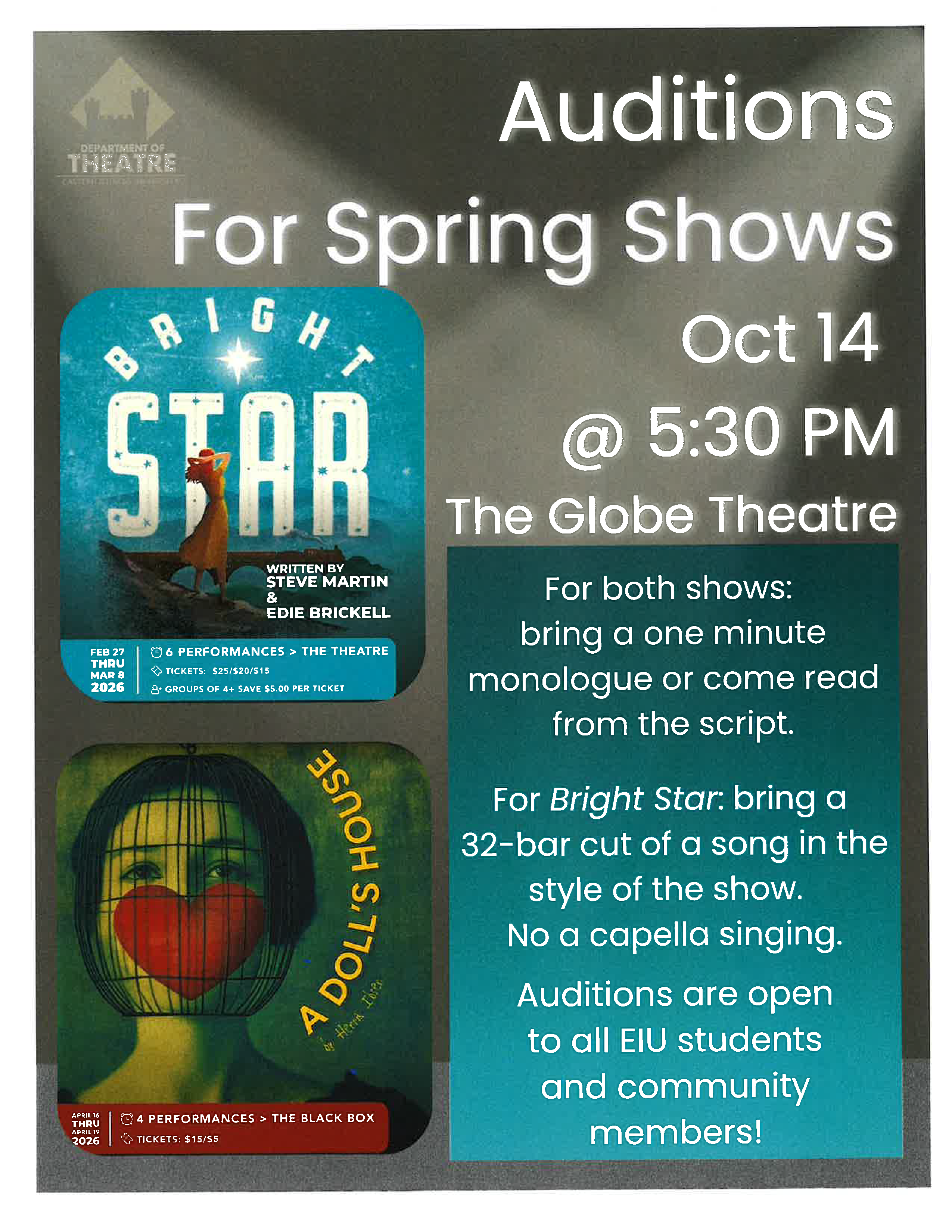 audition poster